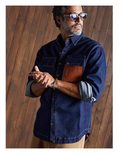 COGNAC POCKET SHIRT