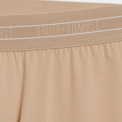 Journeyman premium size boxer briefs for big and tall men. XL, XXL, 3XL, 4XL. Champagne, Port, Black. option=champagne