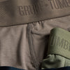 Statesman premium size boxer briefs for big and tall men. XL, XXL, 3XL, 4XL. Blue, Green, Black, Driftwood option=driftwood